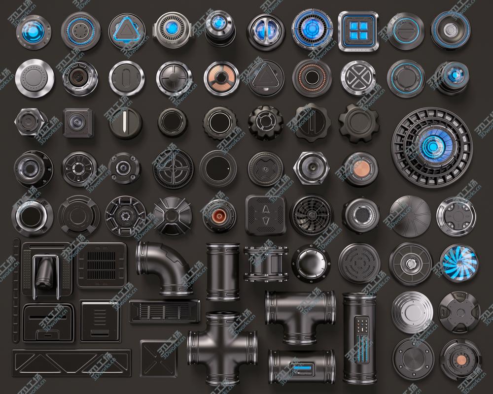 images/goods_img/2021040233/Sci Fi Kitbash 3D model/1.jpg